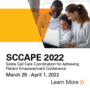 SCCAPE 2022- Sickle Cell Care Coordination for Achieving Patient Empowerment Conference Banner